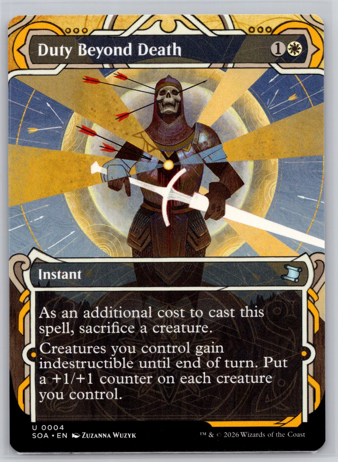 Duty Beyond Death Secrets of Strixhaven: Mystical Archive M:TG NM