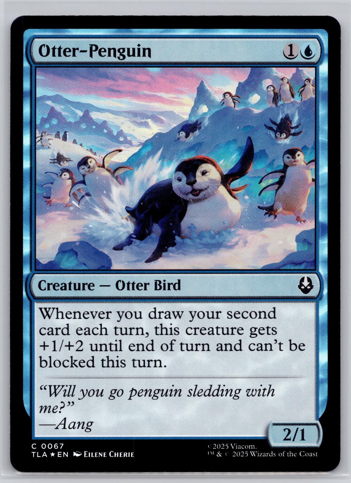 Otter-Penguin Avatar: The Last Airbender Magic: The Gathering Foil Near Mint
