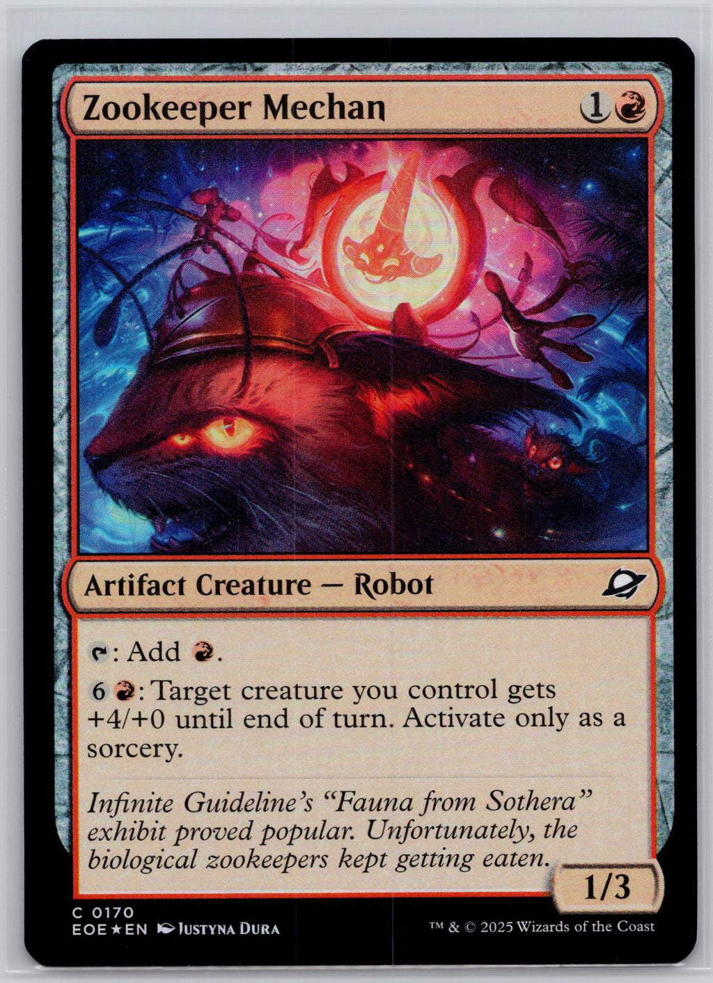 Zookeeper Mechan Edge of Eternities Magic: The Gathering Foil Near Mint