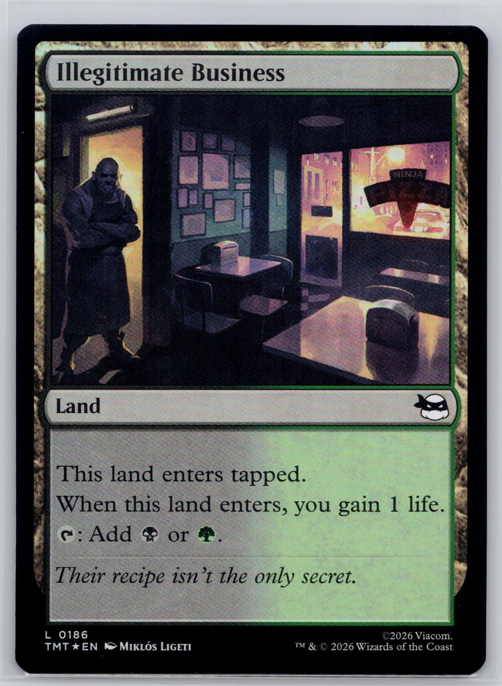 Illegitimate Business Teenage Mutant Ninja Turtles Magic: The Gathering Foil NM