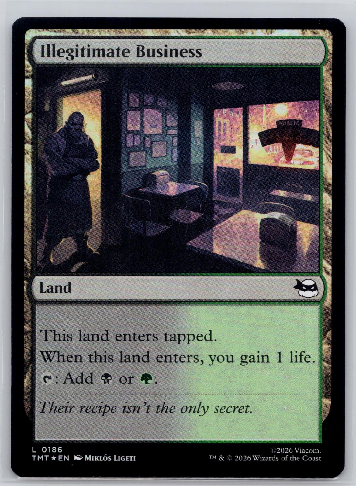 Illegitimate Business Teenage Mutant Ninja Turtles Magic: The Gathering Foil NM