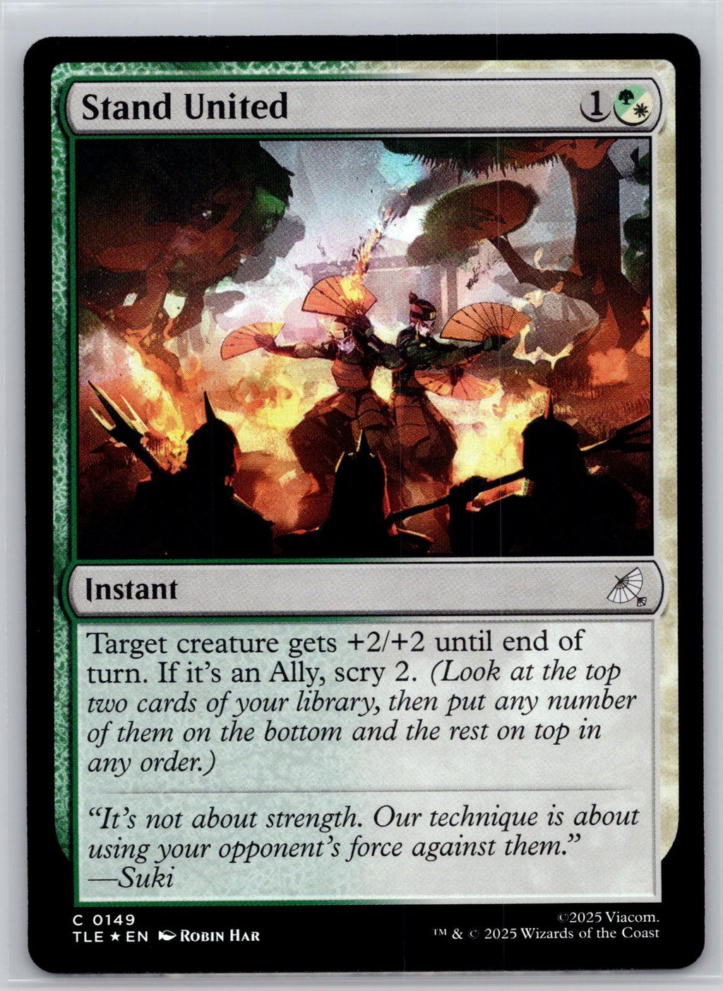 Stand United Avatar: The Last Airbender: Eternal-Legal M:TG Foil NM