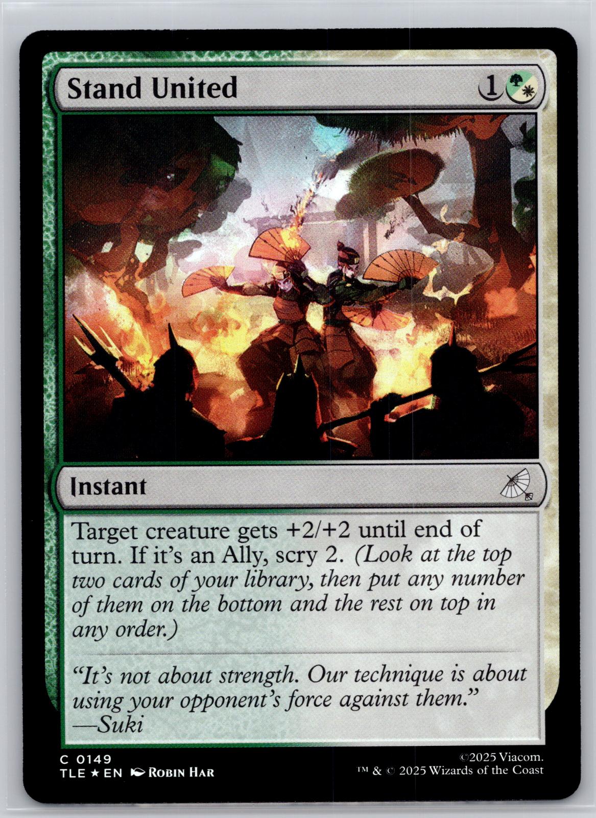 Stand United Avatar: The Last Airbender: Eternal-Legal M:TG Foil NM