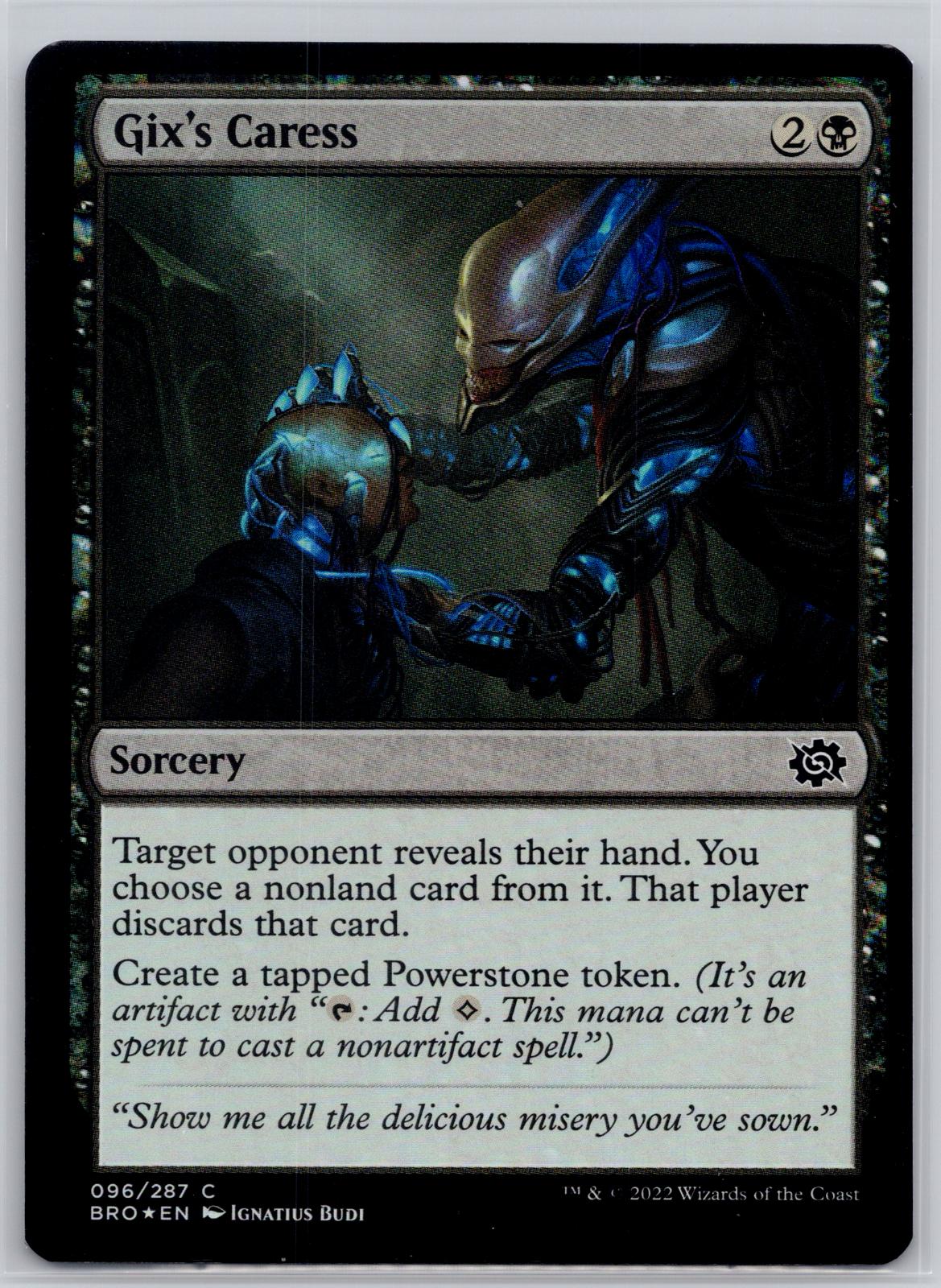 Gix's Caress The Brothers' War Magic: The Gathering Foil Near Mint