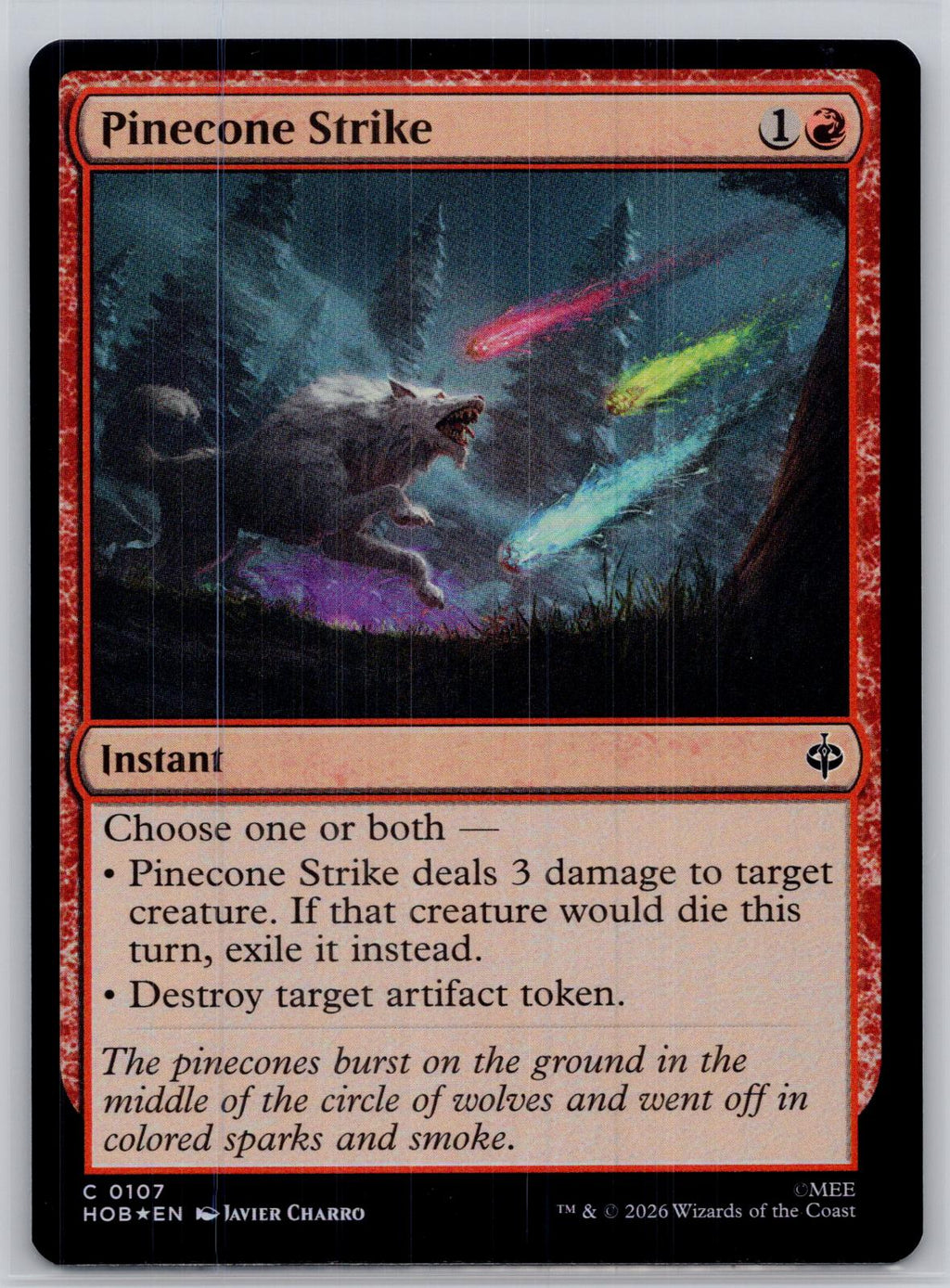 Pinecone Strike The Hobbit Magic: The Gathering Foil Near Mint