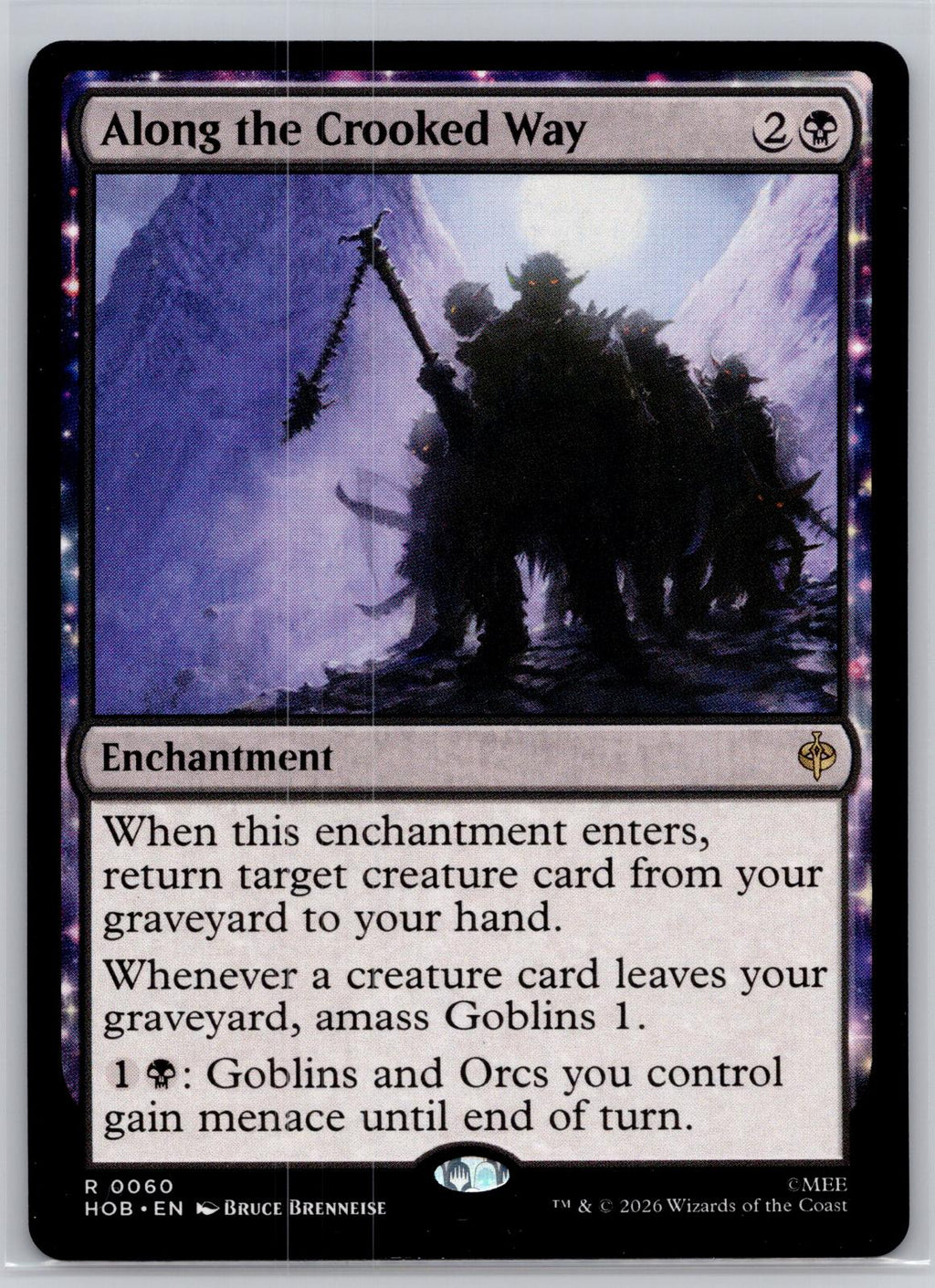 Along the Crooked Way The Hobbit Magic: The Gathering Near Mint