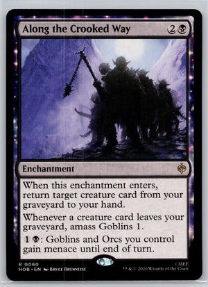 Along the Crooked Way The Hobbit Magic: The Gathering Near Mint