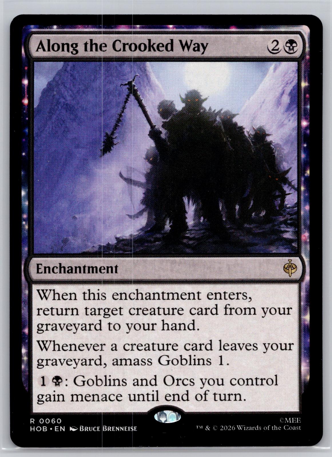 Along the Crooked Way The Hobbit Magic: The Gathering Near Mint