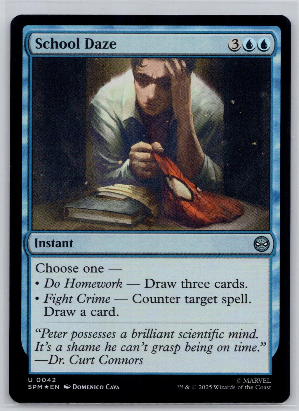 School Daze Marvel's Spider-Man Magic: The Gathering Foil Near Mint