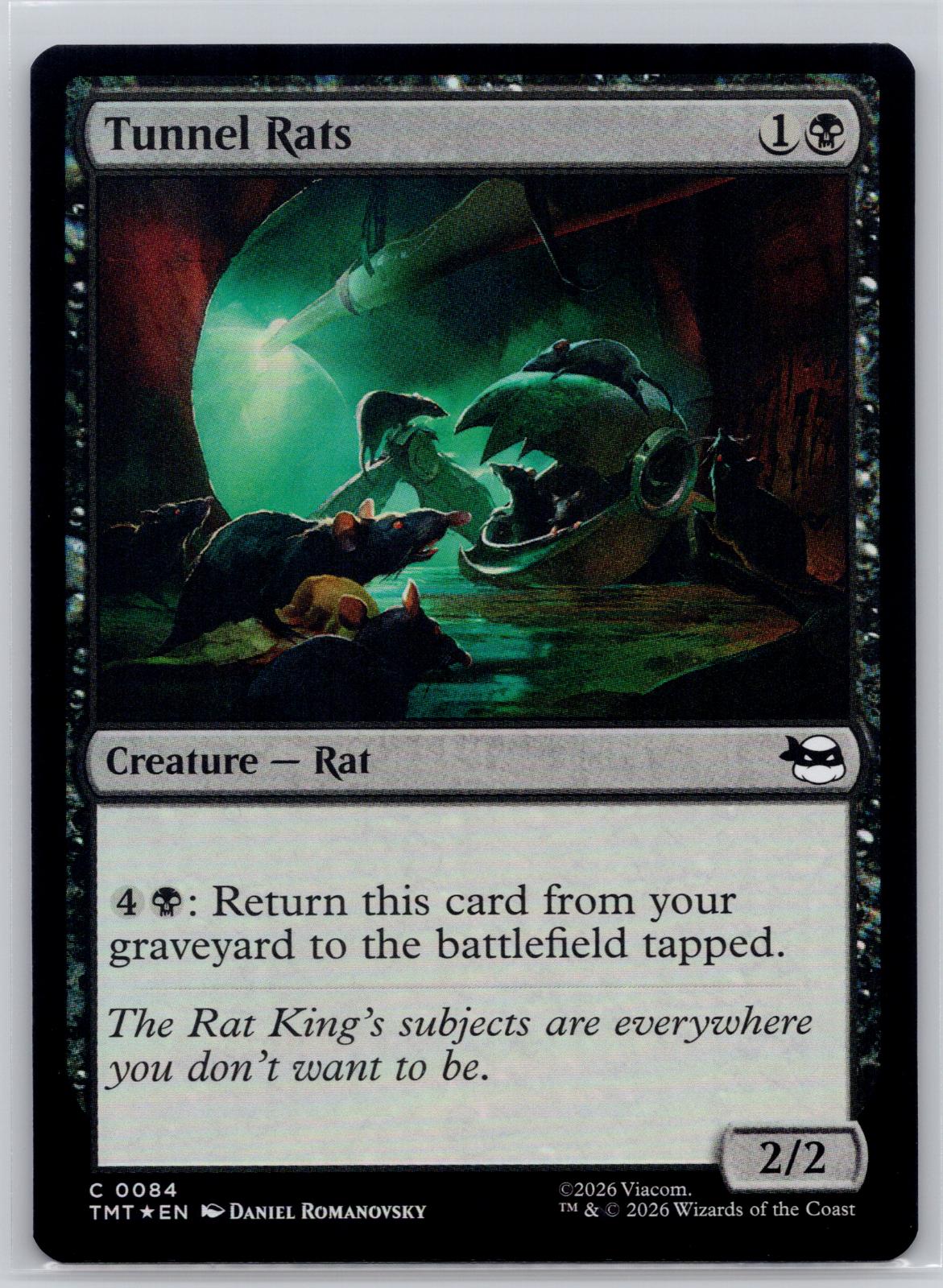 Tunnel Rats Teenage Mutant Ninja Turtles Magic: The Gathering Foil Near Mint