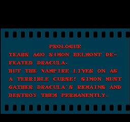 Castlevania II: La Quête de Simon (version censurée) - NES