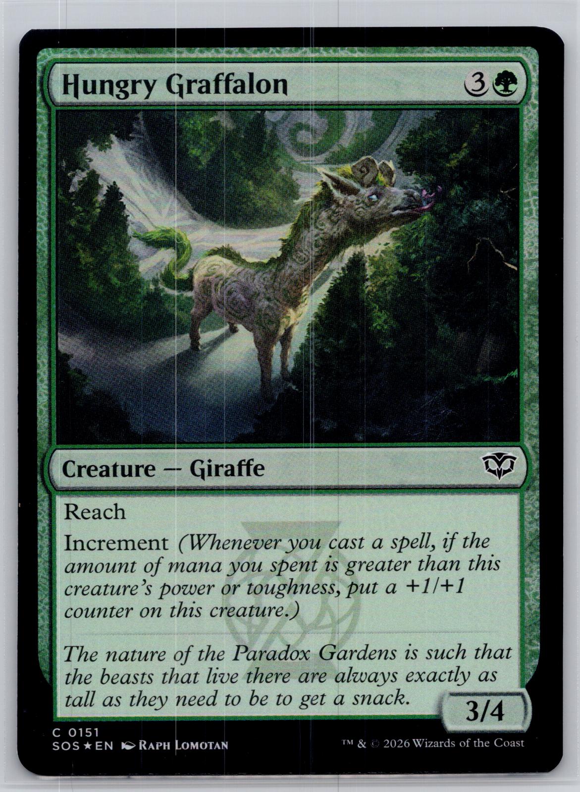 Hungry Graffalon Secrets of Strixhaven Magic: The Gathering Foil Near Mint