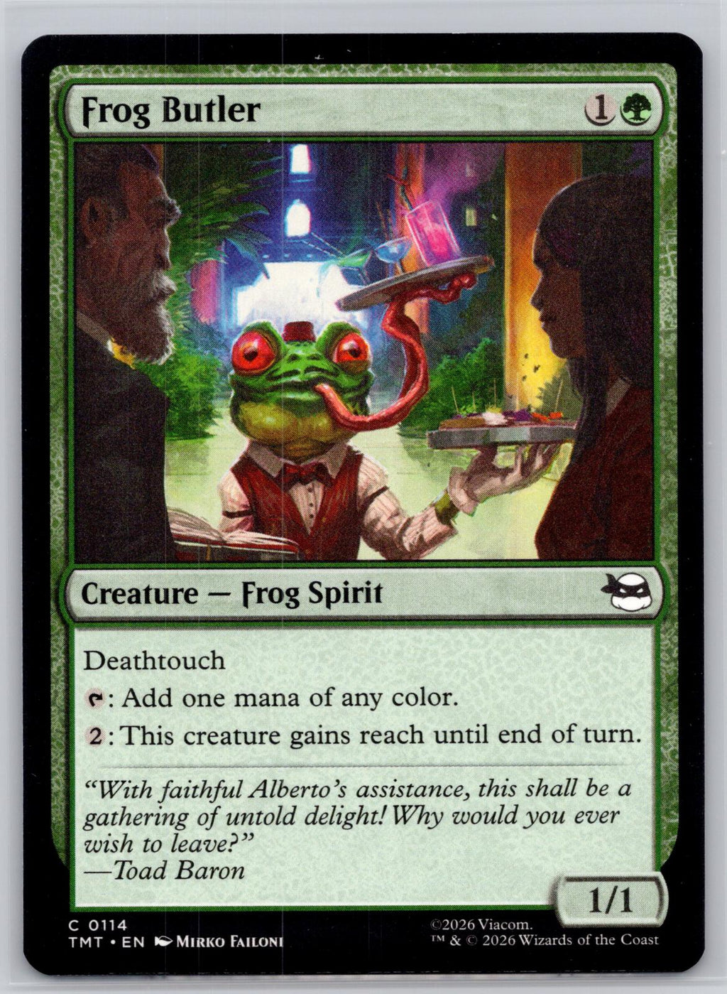Frog Butler Teenage Mutant Ninja Turtles Magic: The Gathering Near Mint
