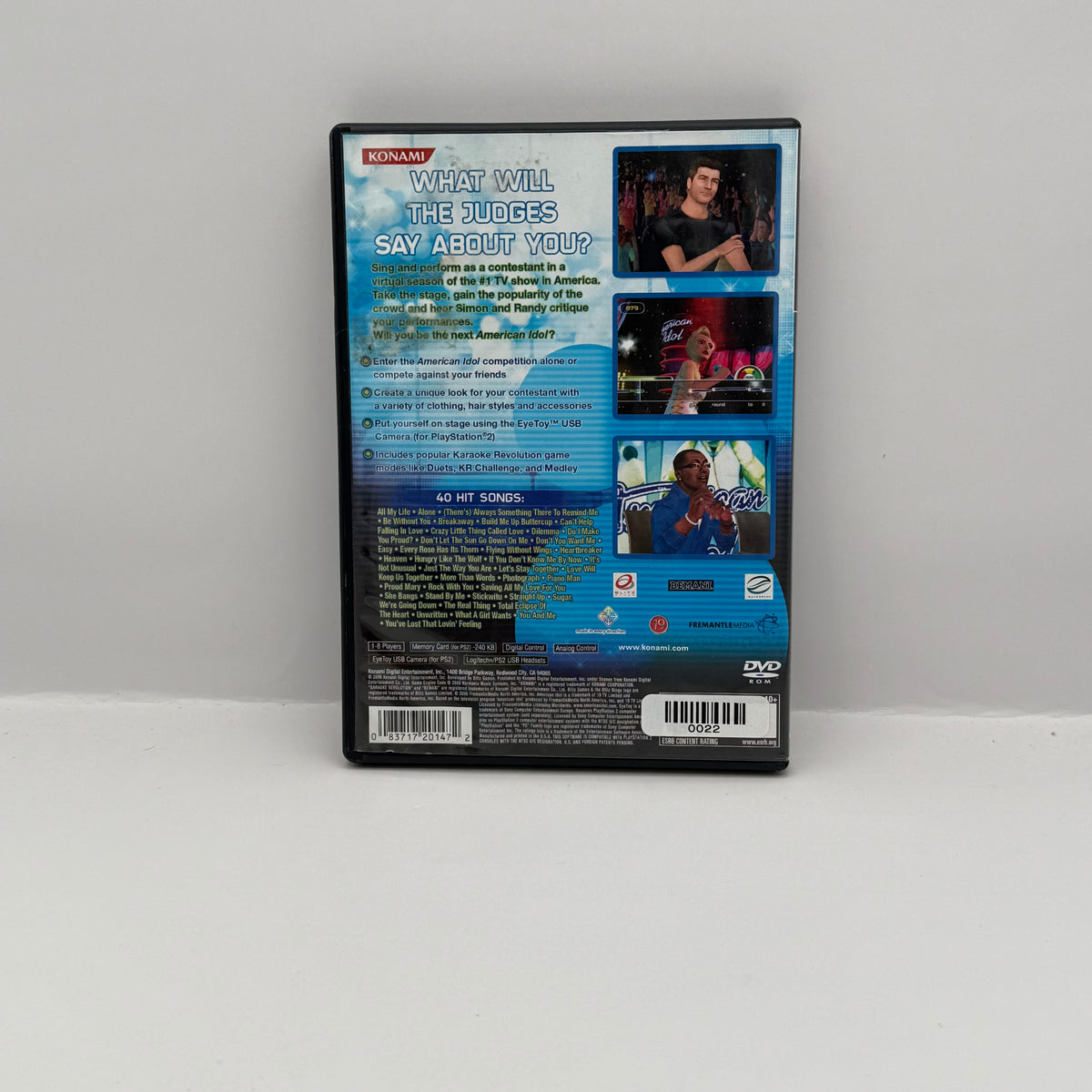 Karaoke Revolution Presents: American Idol (Game Only) - PS2 - CIB