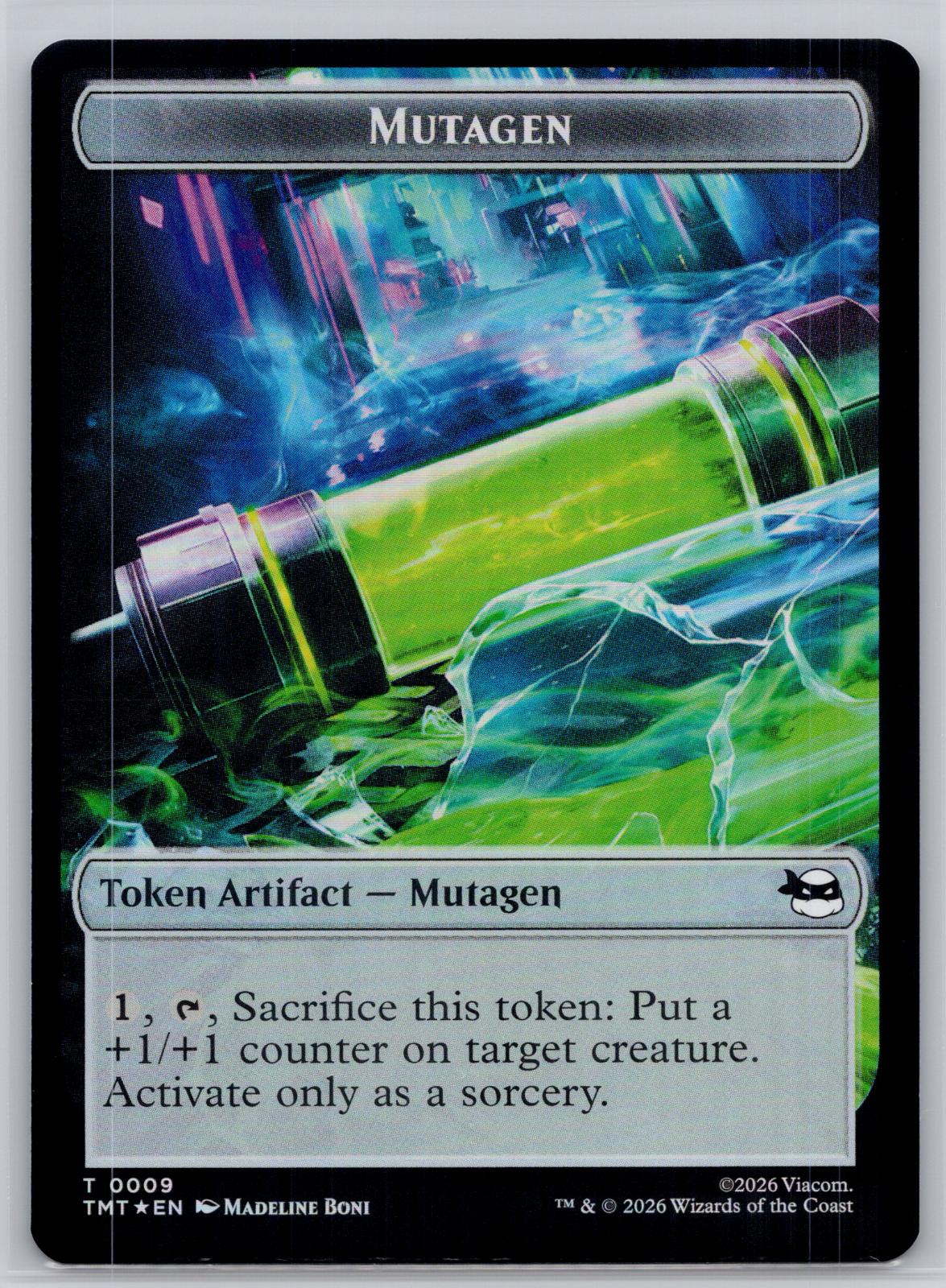 Robot // Mutagen Double-Sided Token Teenage Mutant Ninja Turtles M:TG Foil NM