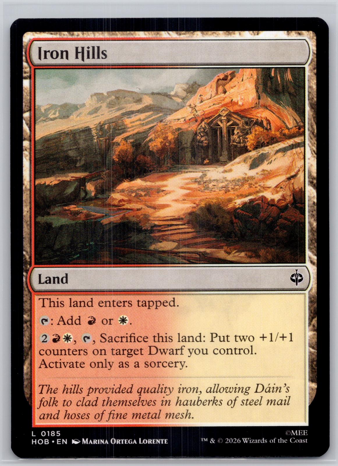 Iron Hills The Hobbit Magic: The Gathering Near Mint