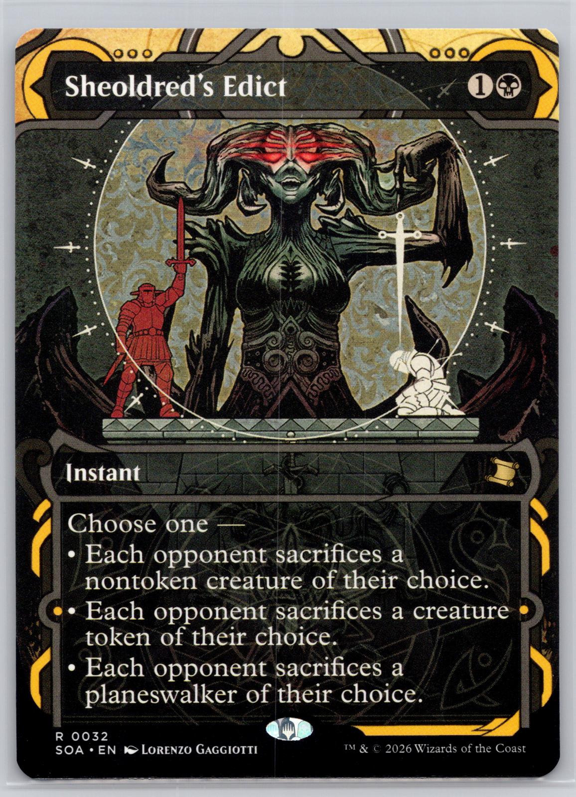 Sheoldred's Edict Secrets of Strixhaven: Mystical Archive M:TG NM