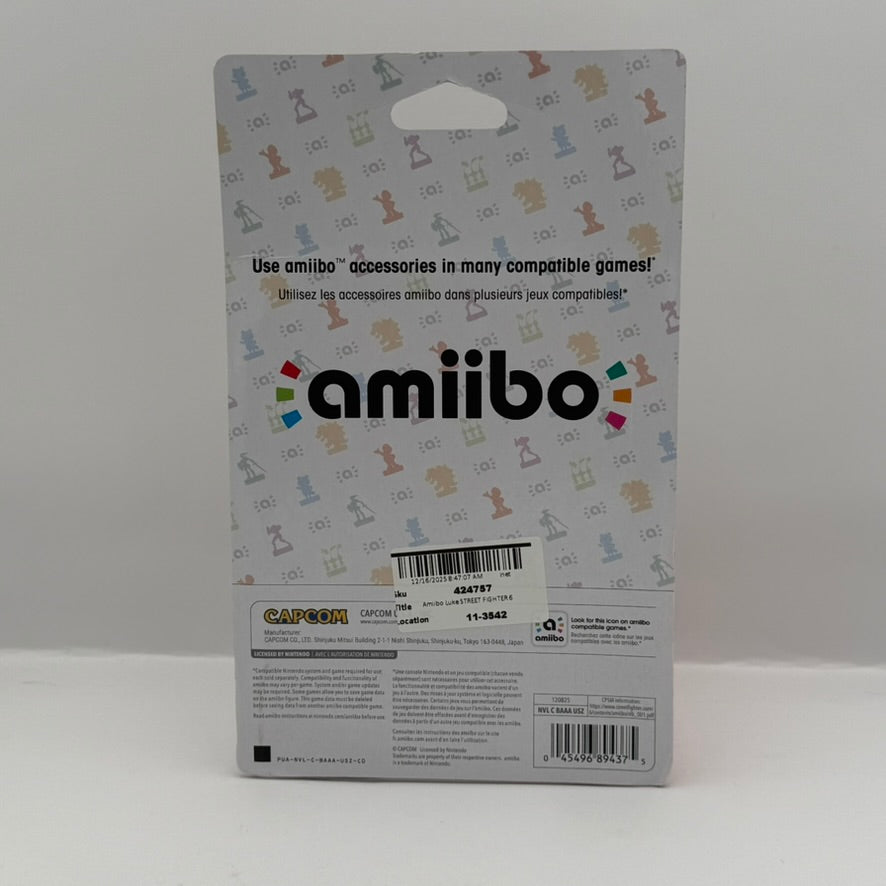 Luke Amiibo - Street Fighter - New
