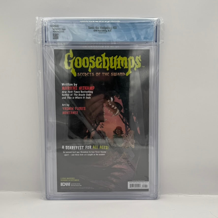 Sonic the Hedgehog #33 Dutreix Variant (IDW Publishing, 9/20) - CGC 9.8