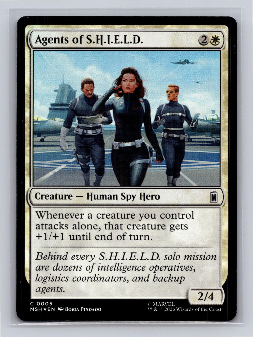 Agents of S.H.I.E.L.D. Marvel Super Heroes Magic: The Gathering Foil Near Mint