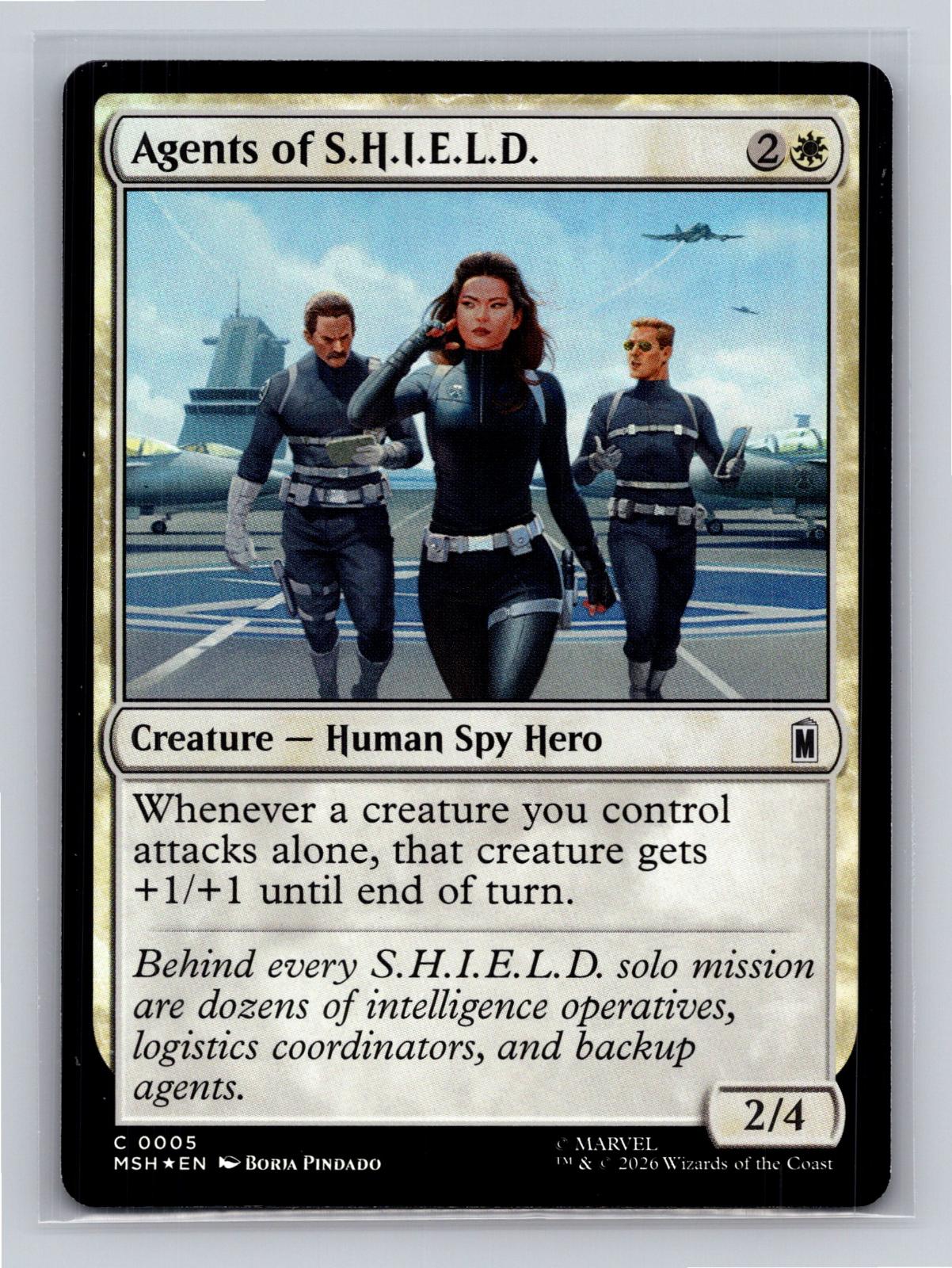 Agents of S.H.I.E.L.D. Marvel Super Heroes Magic: The Gathering Foil Near Mint