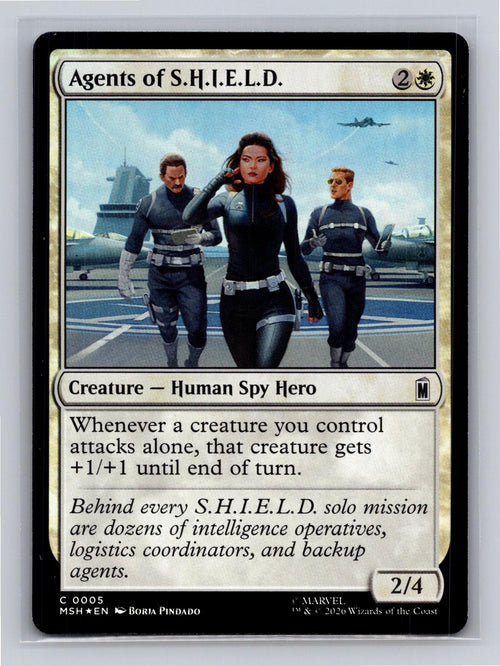 Agents of S.H.I.E.L.D. Marvel Super Heroes Magic: The Gathering Foil Near Mint