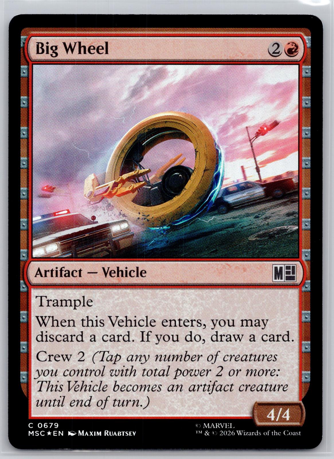 Big Wheel Commander: Marvel Super Heroes Magic: The Gathering Foil Near Mint
