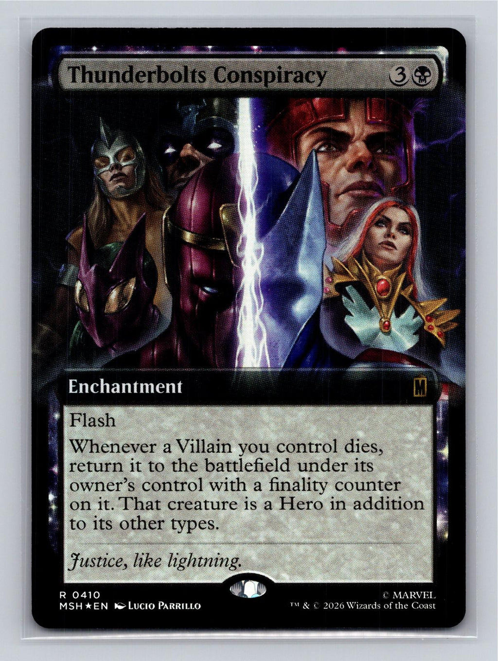 Thunderbolts Conspiracy (Extended Art) Marvel Super Heroes Mtg Foil NM