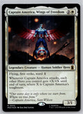 Captain America, Wings of Freedom Marvel Super Heroes M:TG Foil NM