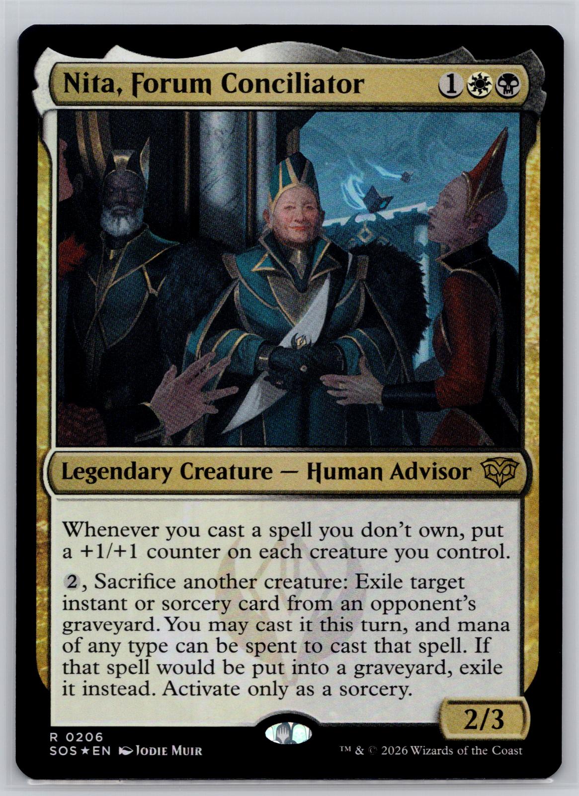 Nita, Forum Conciliator Secrets of Strixhaven Magic: The Gathering Foil NM