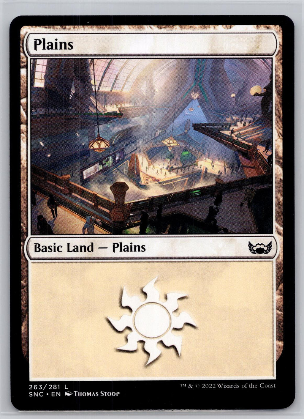 Plains (263) Streets of New Capenna Magic: The Gathering Near Mint