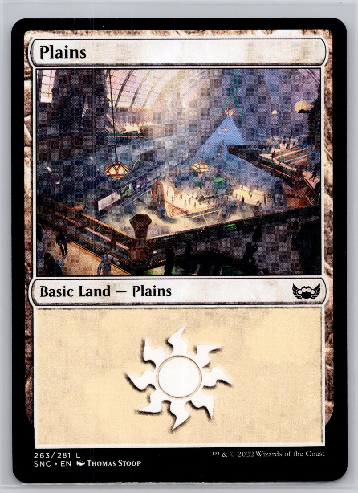 Plains (263) Streets of New Capenna Magic: The Gathering Near Mint