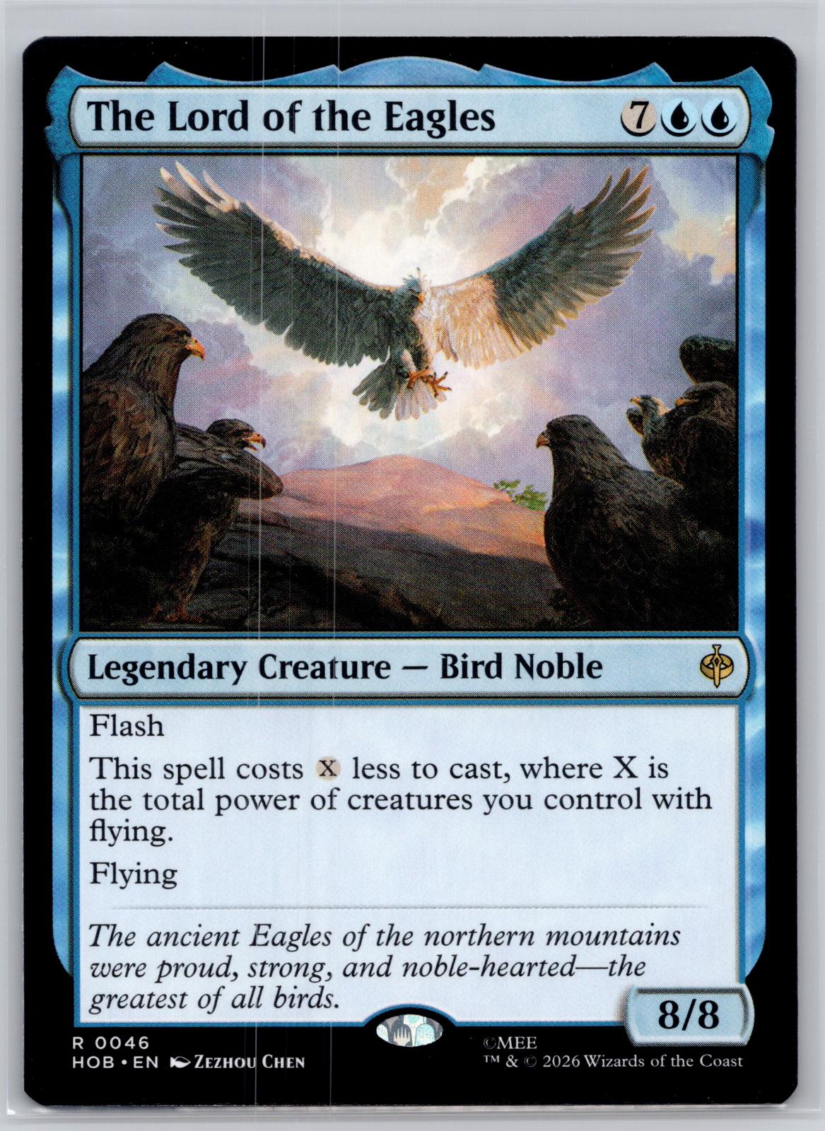The Lord of the Eagles The Hobbit Magic: The Gathering Near Mint