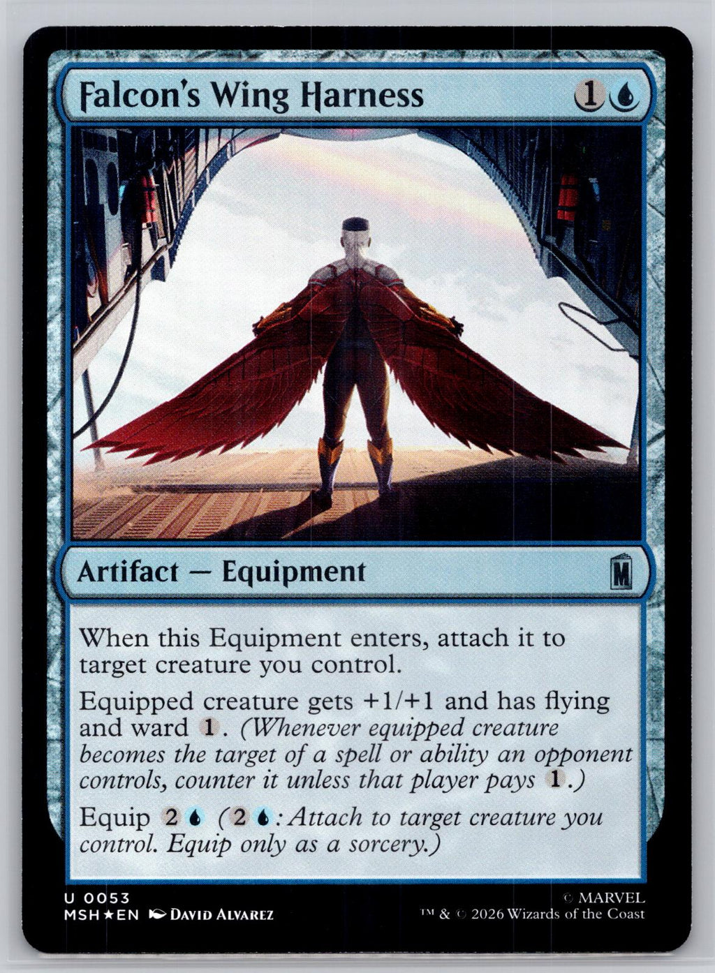 Falcon's Wing Harness Marvel Super Heroes Magic: The Gathering Foil Near Mint