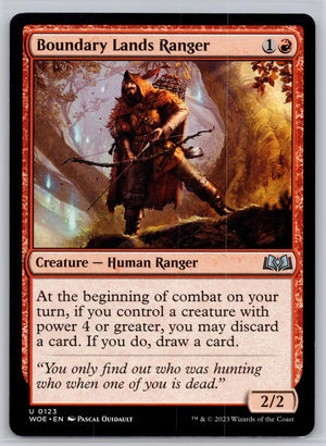 Boundary Lands Ranger Wilds of Eldraine Magic: The Gathering Near Mint