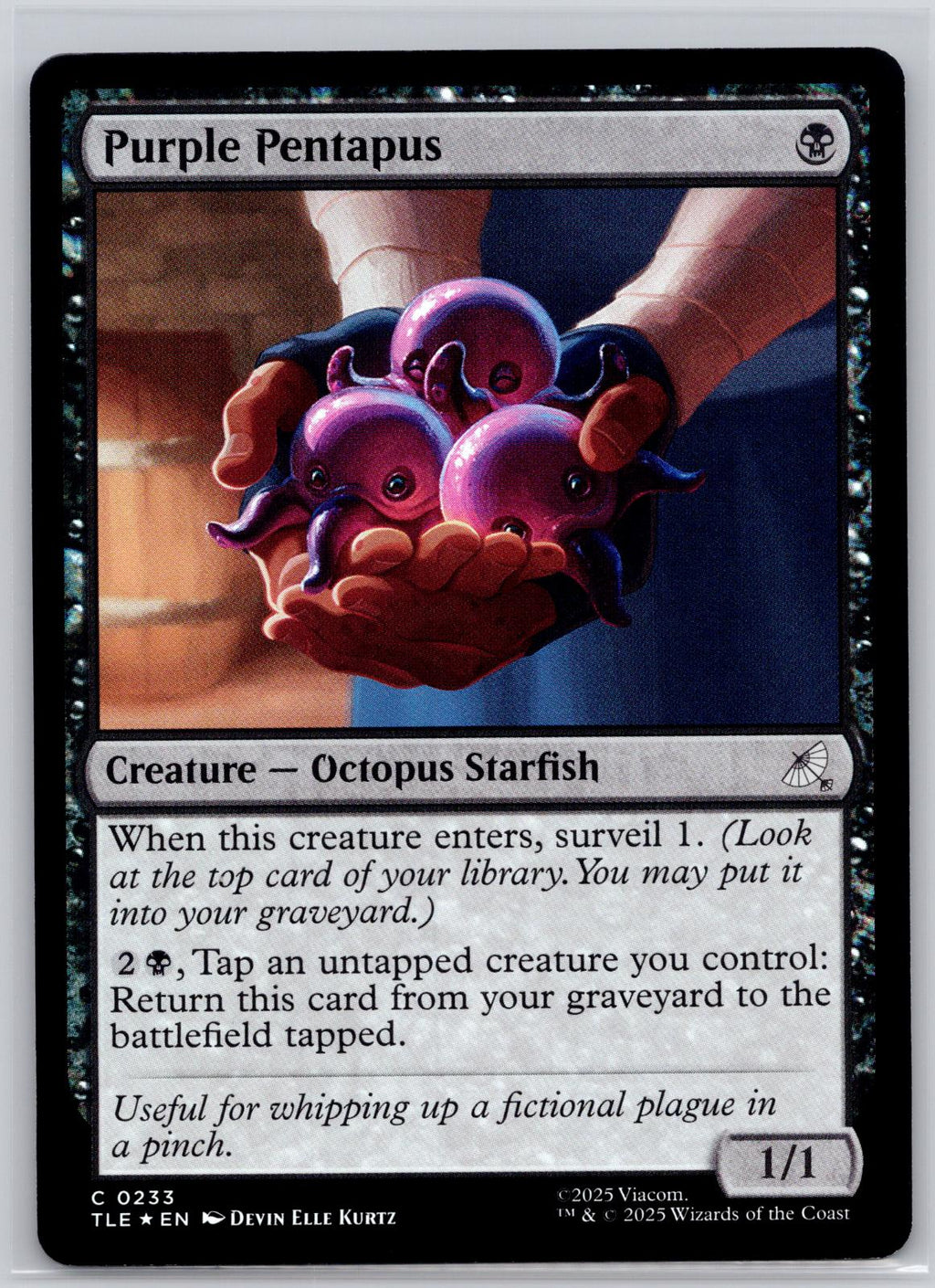 Purple Pentapus Avatar: The Last Airbender: Eternal-Legal M:TG Foil NM