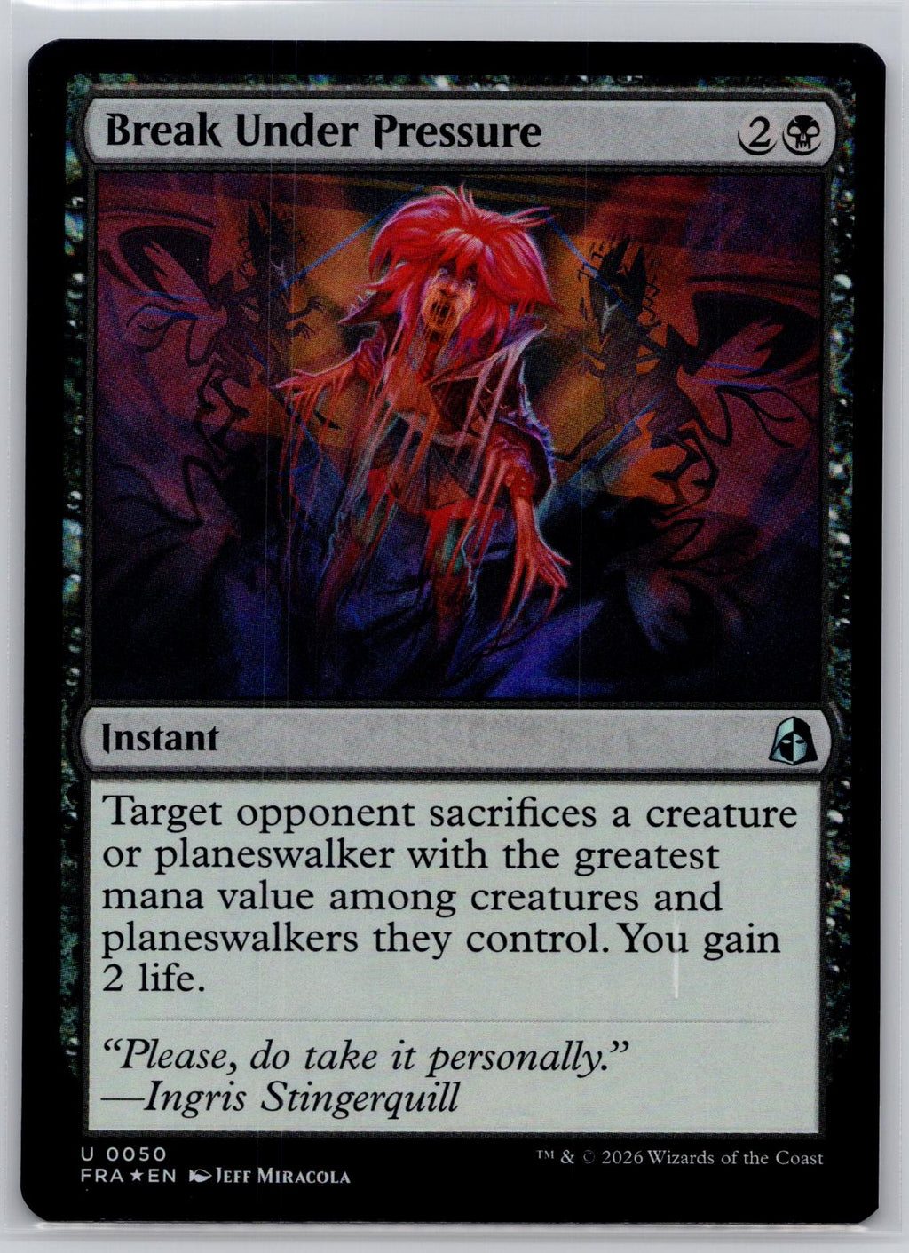 Break Under Pressure Reality Fracture Magic: The Gathering Foil Near Mint