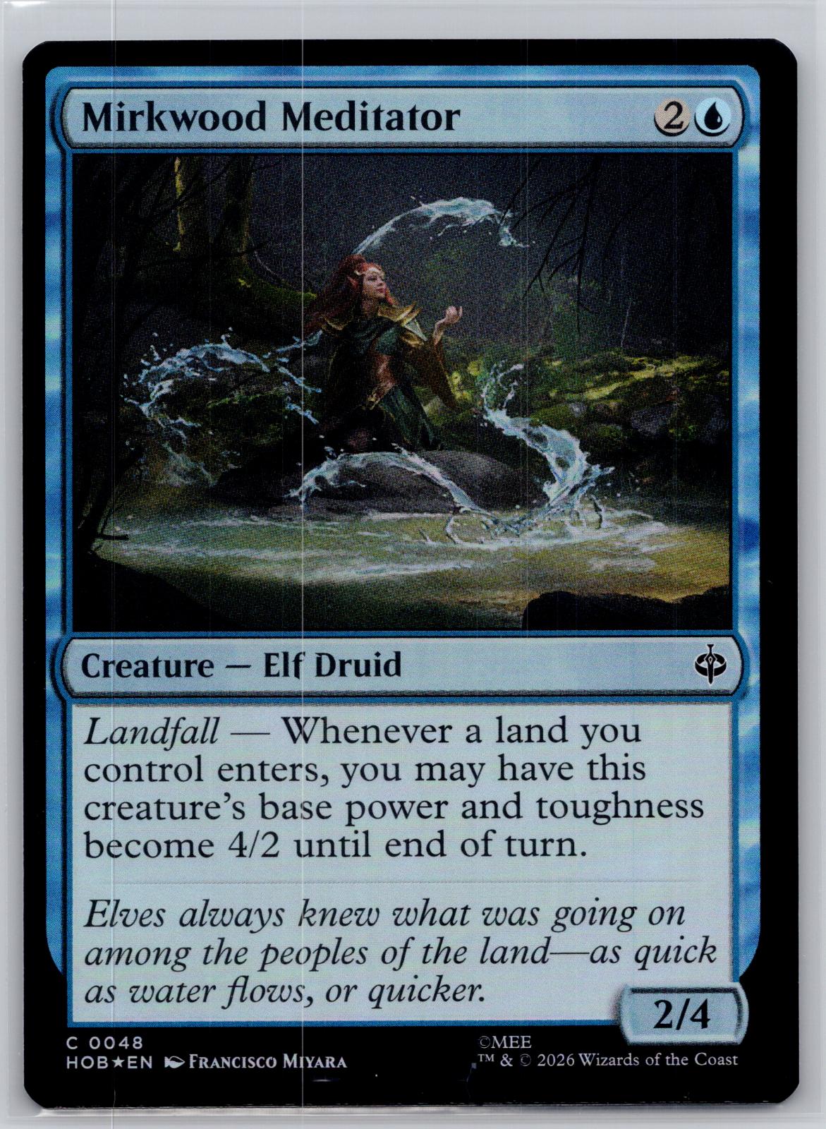 Mirkwood Meditator The Hobbit Magic: The Gathering Foil Near Mint