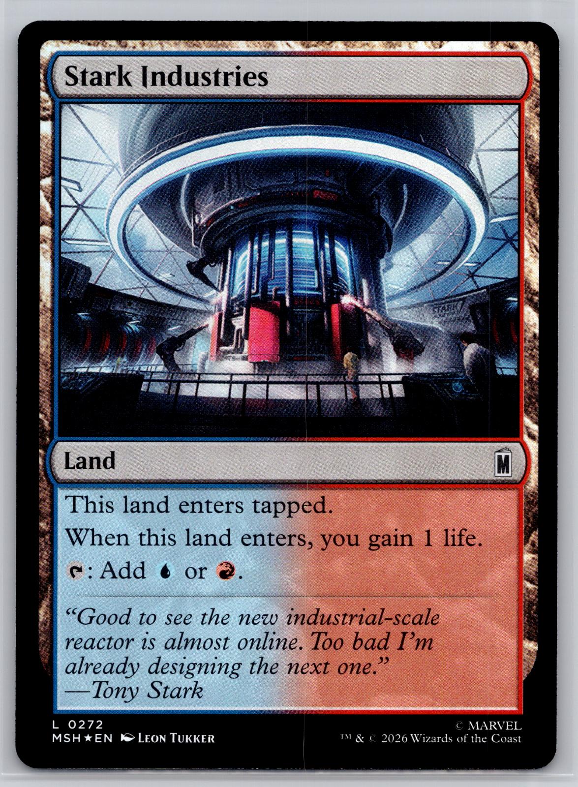 Stark Industries Marvel Super Heroes Magic: The Gathering Foil Near Mint
