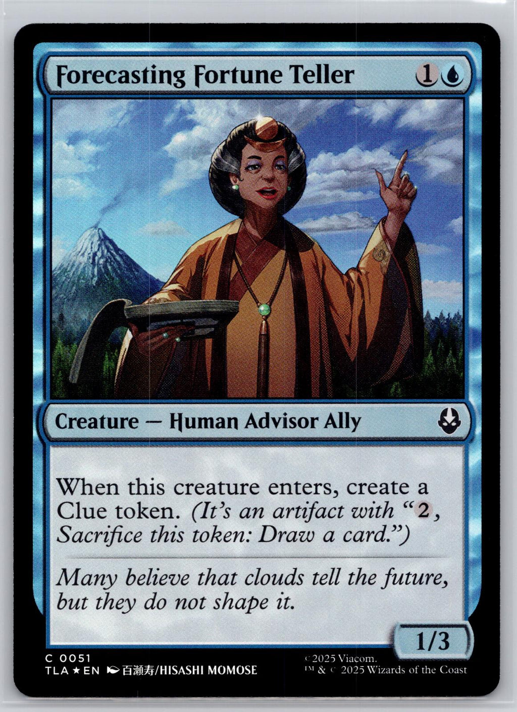 Forecasting Fortune Teller Avatar: The Last Airbender M:TG Foil NM