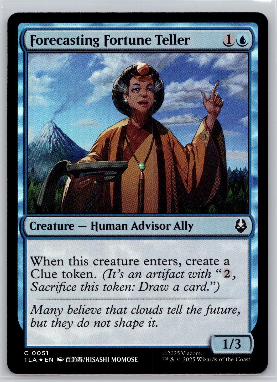 Forecasting Fortune Teller Avatar: The Last Airbender M:TG Foil NM