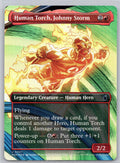 Human Torch, Johnny Storm (Borderless) Marvel Super Heroes M:TG Foil NM
