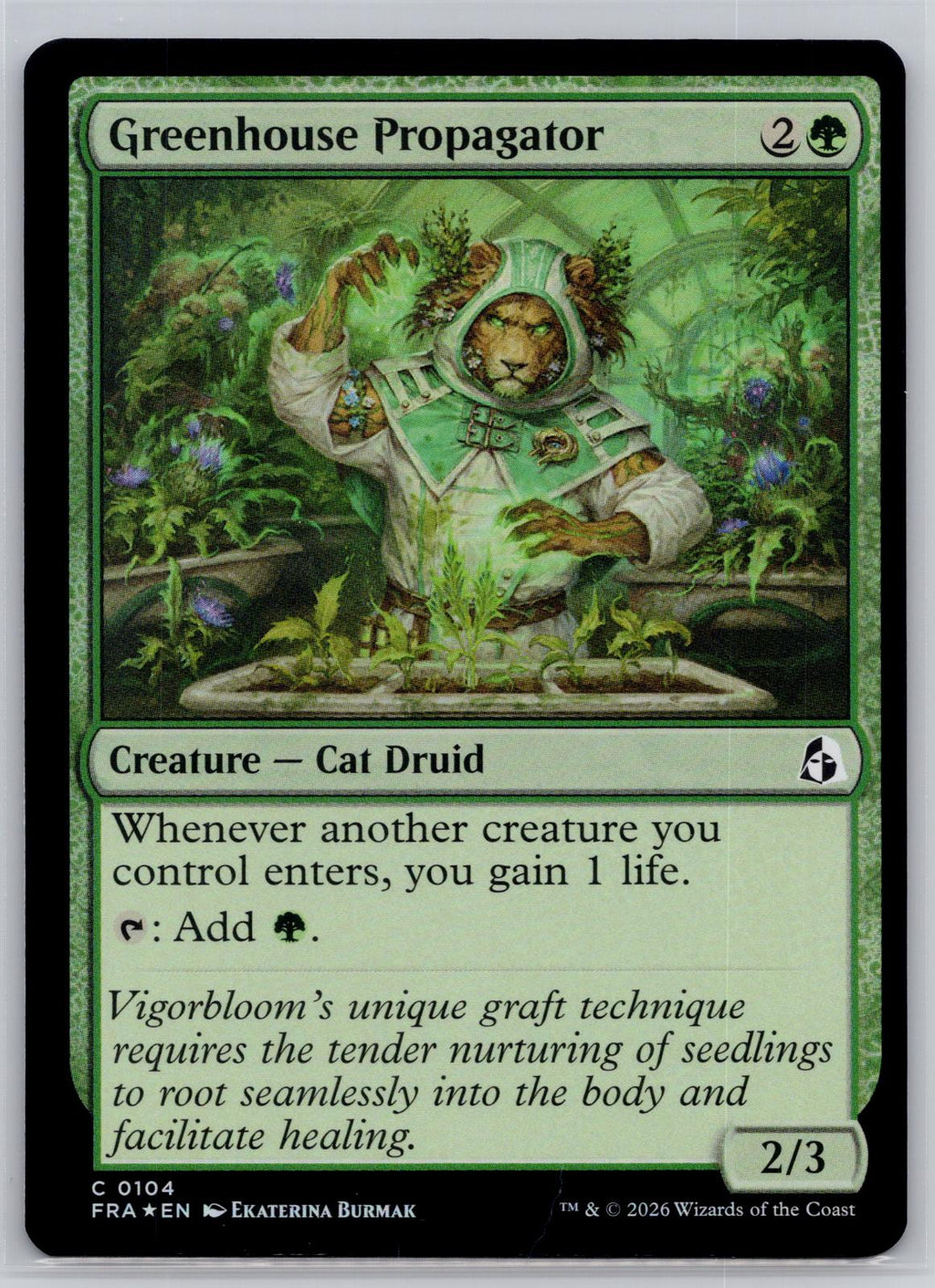 Greenhouse Propagator Reality Fracture Magic: The Gathering Foil Near Mint