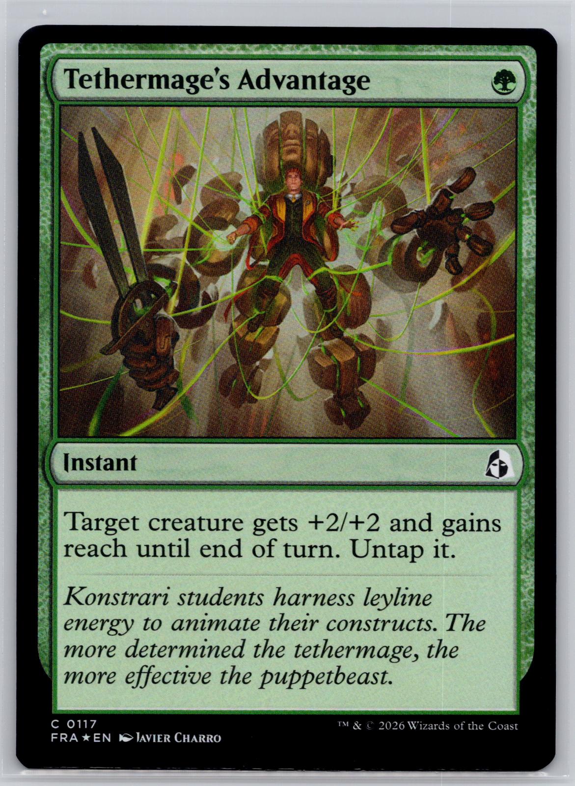 Tethermage's Advantage Reality Fracture Magic: The Gathering Foil Near Mint