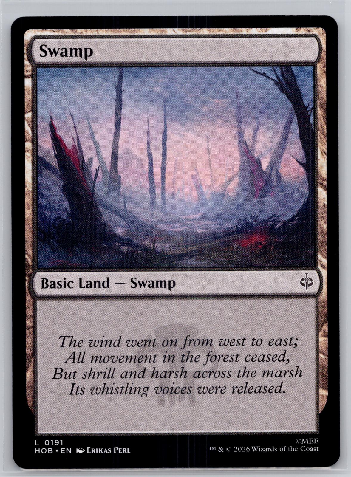Swamp (0191) The Hobbit Magic: The Gathering Near Mint