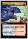 Traumatic Critique (Extended Art) Secrets of Strixhaven Magic: The Gathering NM