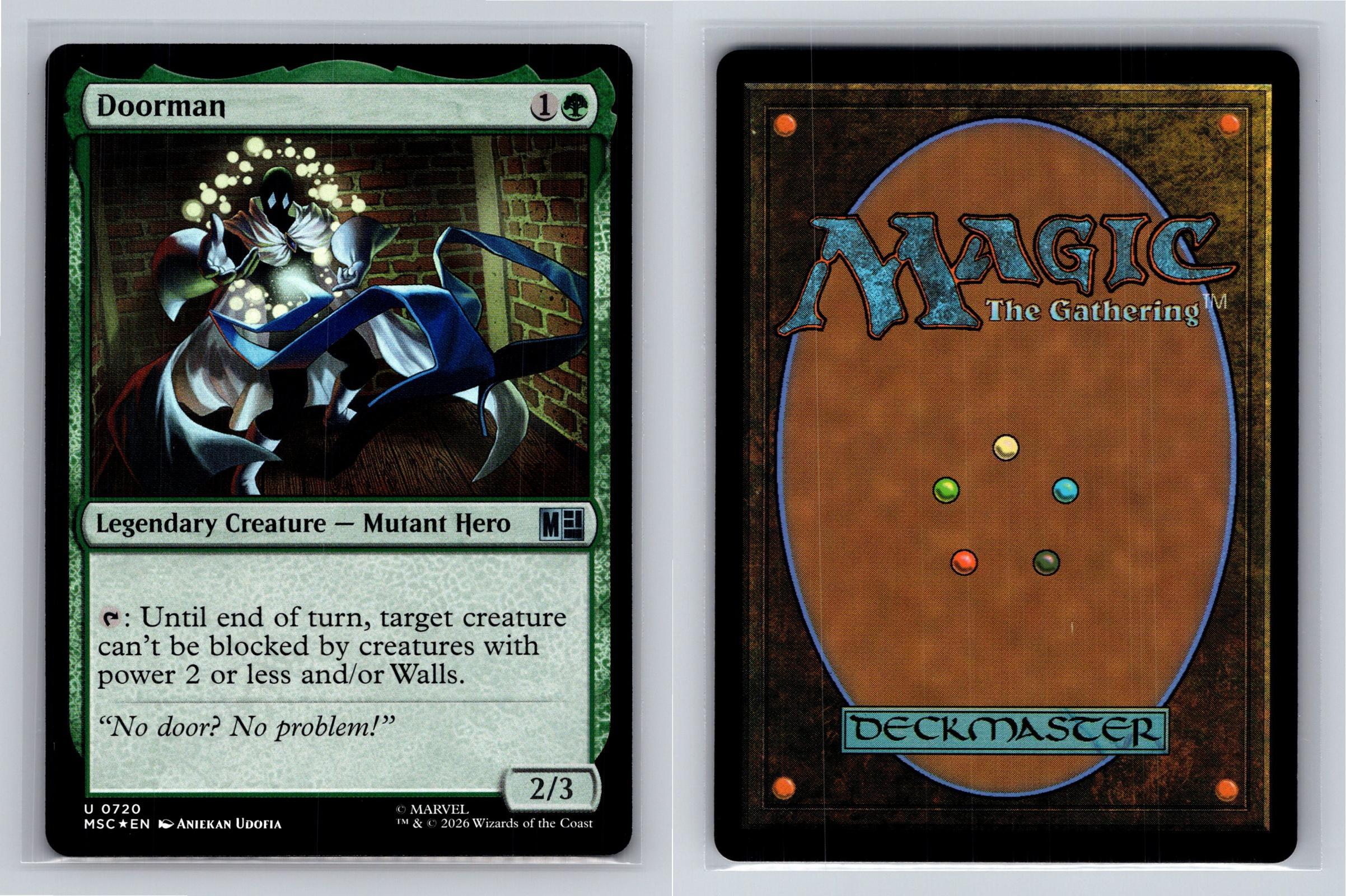 Doorman Commander: Marvel Super Heroes Magic: The Gathering Foil Near Mint