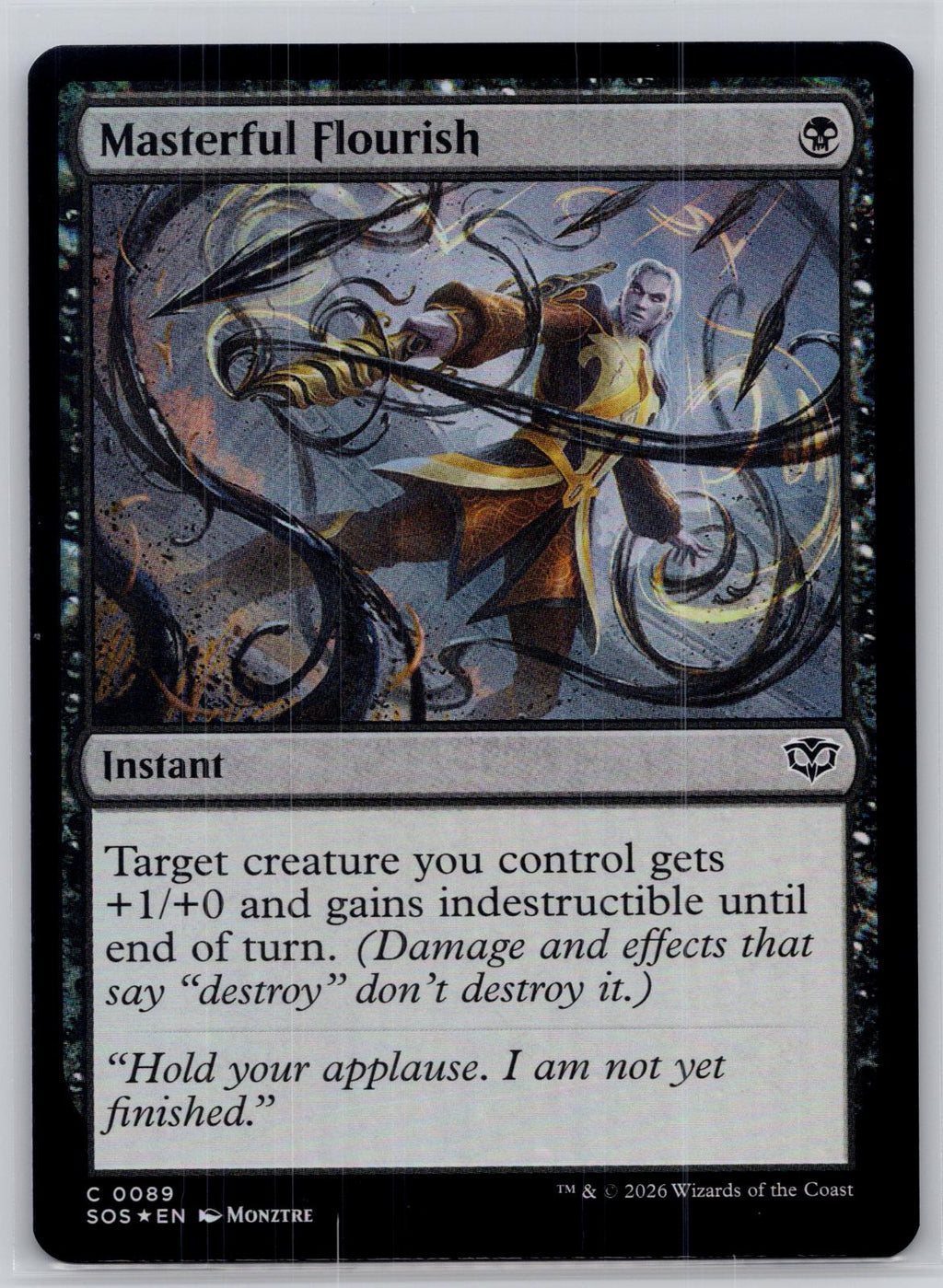 Masterful Flourish Secrets of Strixhaven Magic: The Gathering Foil Near Mint