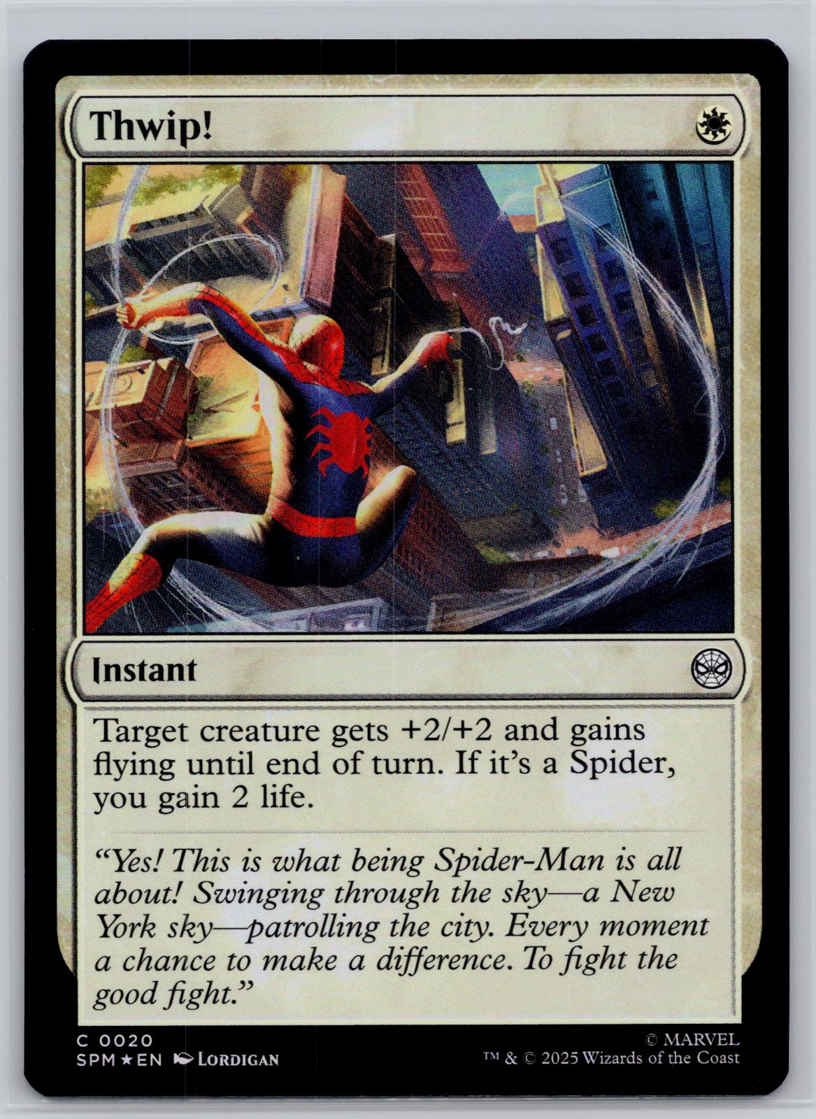 Thwip! Marvel's Spider-Man Magic: The Gathering Foil Near Mint