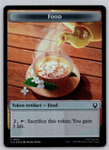 Monk // Food (0021) Double-Sided Token Avatar: The Last Airbender M:TG Foil NM